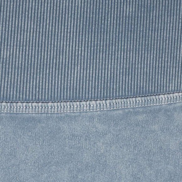 NEW Lululemon Wunder Under Crop 23" *Ribbed Washed Moon Blue size 8 - Picture 4 of 6